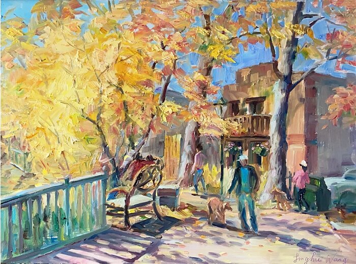 "Golden Flame" by Lingui Wang, accepted work in the WAOW 55th National Exhibition, Homeland