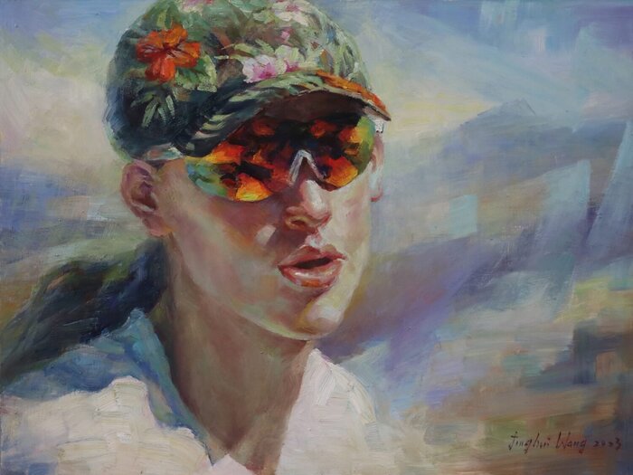"Wow" by Lingui Wang, accepted work in the WAOW 55th National Exhibition, Homeland