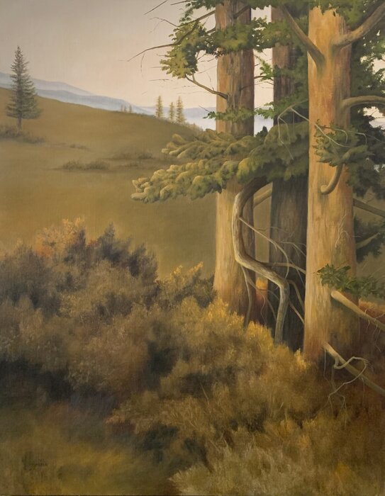 "Windy Ridge" by Jill Webber, accepted work in the WAOW 55th National Exhibition, Homeland