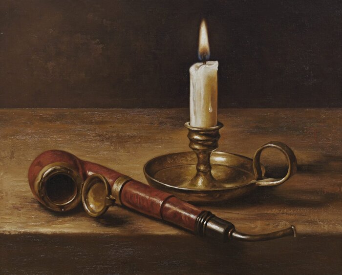 "Candlelight" by Yun Wei, accepted work in the WAOW 55th National Exhibition, Homeland
