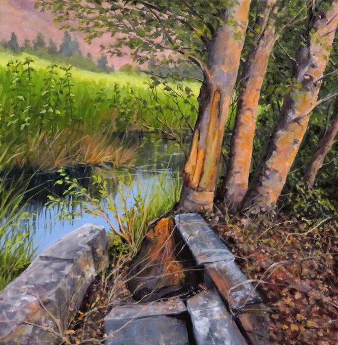 "Cotton Tangle" by Ginger Whellock, accepted work in the WAOW 55th National Exhibition, Homeland