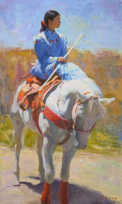 "A Fleeting Moment" by Wei Zhang, accepted work in the WAOW 55th National Exhibition, Homeland