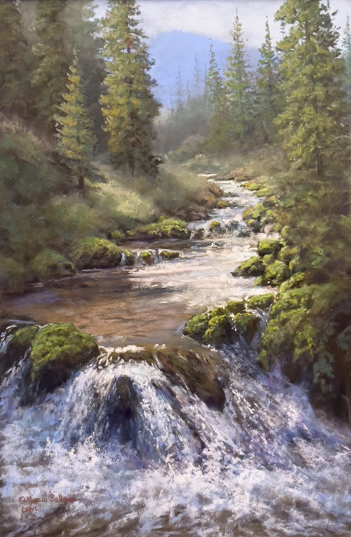 Spellbound by Marcia Ballowe, Pastel, accepted work in the WAOW 56th National Exhibition, Limitless