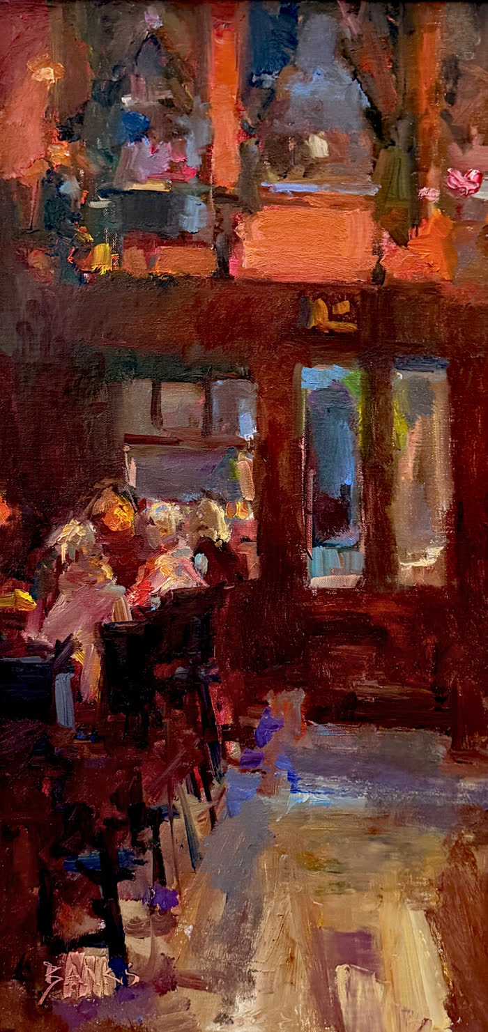 Baxter's by Jill Banks, Oil, accepted work in the WAOW 56th National Exhibition, Limitless