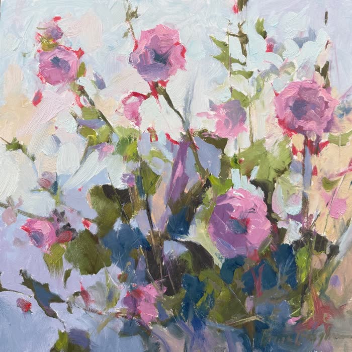 Tickled Pink by Bruce Bingham, Oil, accepted work in the WAOW 56th National Exhibition, Limitless