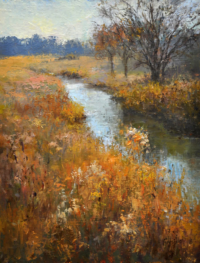 Eagle Marsh Canal by Joellen Frisillo, Oil, accepted work in the WAOW 56th National Exhibition, Limitless