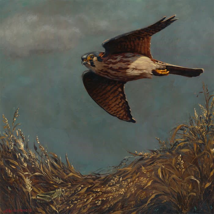 In Flight by Carol Heiman-Greene, Oil, accepted work in the WAOW 56th National Exhibition, Limitless