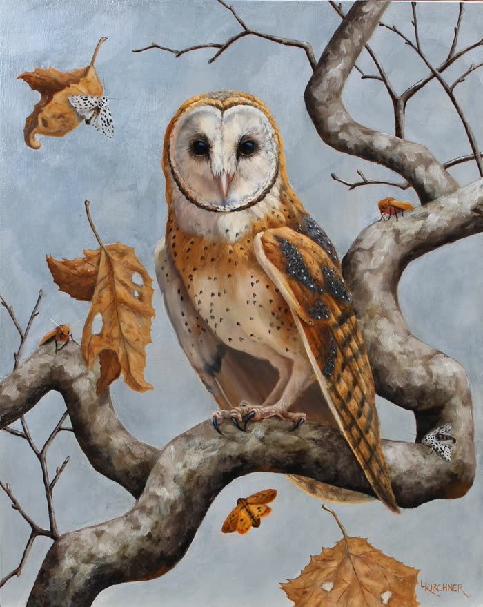 Ghosts Of The Night by Leslie Kirchner, Oil, accepted work in the WAOW 56th National Exhibition, Limitless