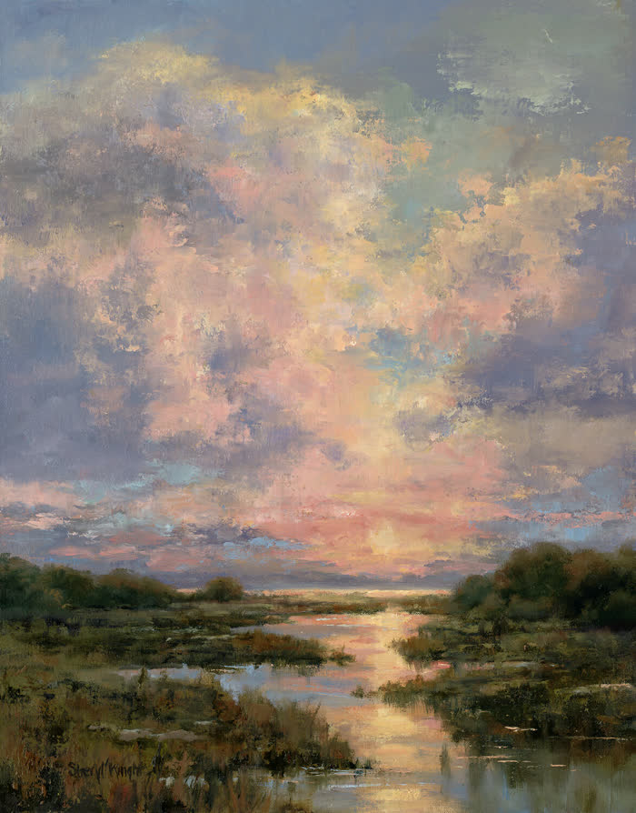 Midsummer Night by Sheryl Knight, Oil, accepted work in the WAOW 56th National Exhibition, Limitless