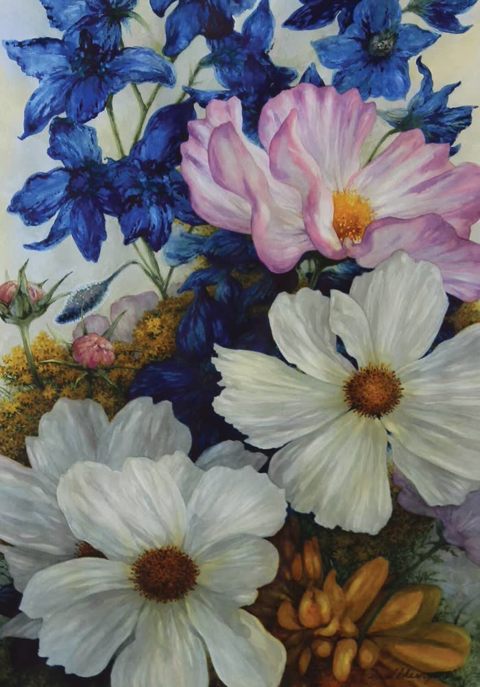 Enchantment by Laurel McGuire, Watercolor, accepted work in the WAOW 56th National Exhibition, Limitless
