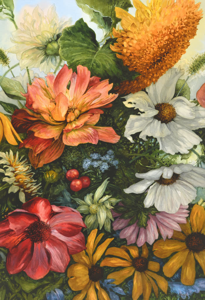 Surprise by Laurel McGuire, Watercolor, accepted work in the WAOW 56th National Exhibition, Limitless