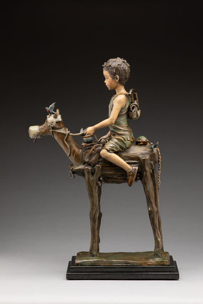 Cherished Caravan Mini by Angela Mia, Sculpture, accepted work in the WAOW 56th National Exhibition, Limitless