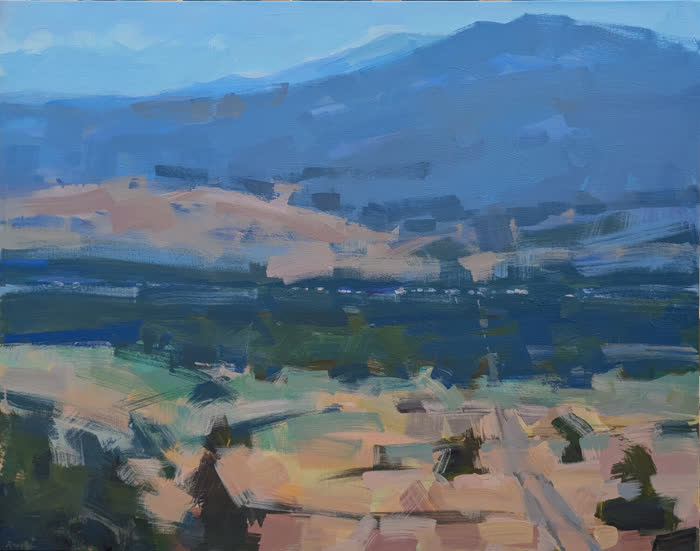 Dancing Valley by Jessie Rasche, Acrylic, accepted work in the WAOW 56th National Exhibition, Limitless