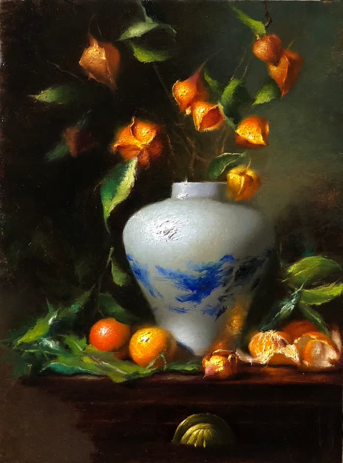 Silence between the Stars by Arena Shawn, Oil, accepted work in the WAOW 56th National Exhibition, Limitless