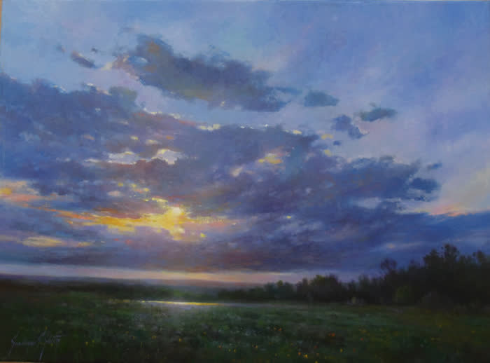 The Journey Within by Sandhyaa Shetty, Oil, accepted work in the WAOW 56th National Exhibition, Limitless