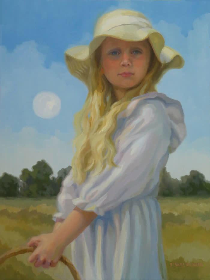 Summer Moon by Susan Temple Neumann, Oil, accepted work in the WAOW 56th National Exhibition, Limitless