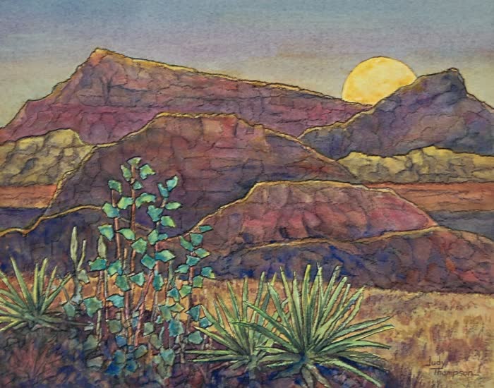 Awakening by Judith Thompson, Watercolor, accepted work in the WAOW 56th National Exhibition, Limitless