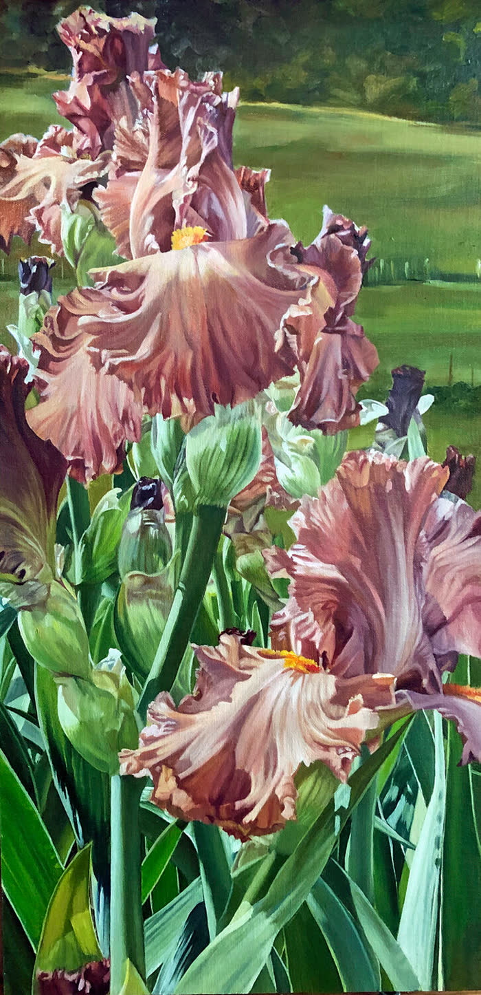 Of Glory in the Flower by Cathryne Trachok, Oil, accepted work in the WAOW 56th National Exhibition, Limitless