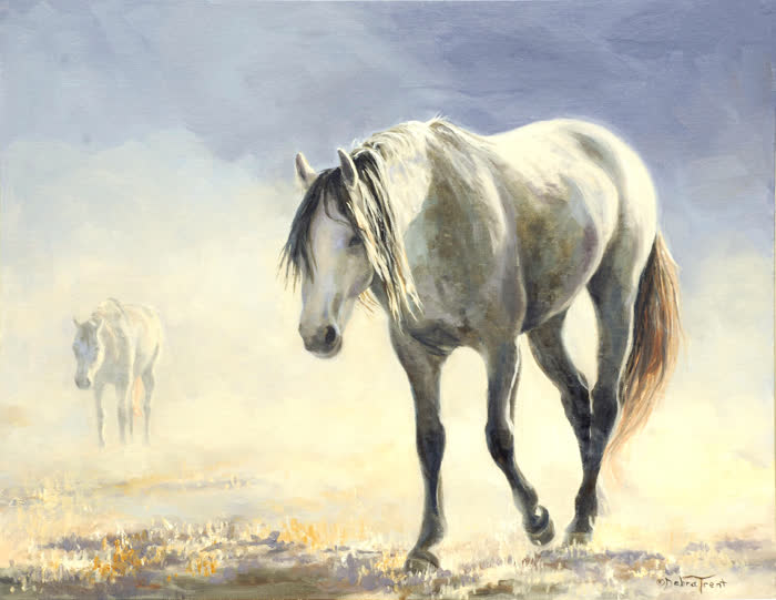 Emerging by Debra Trent, Oil, accepted work in the WAOW 56th National Exhibition, Limitless